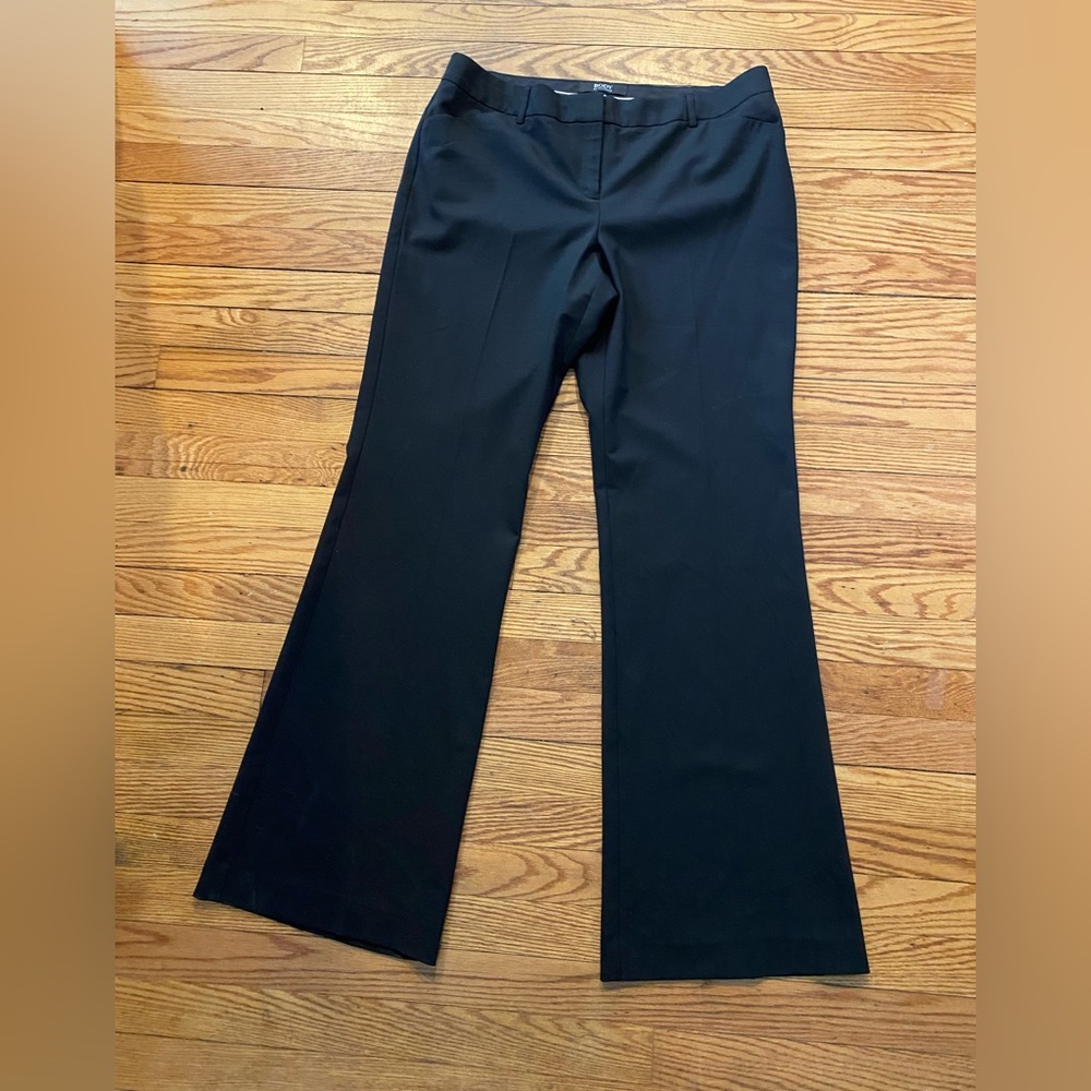 Body by Victoria The Christie fit Size 14 long black pants.  Never worn